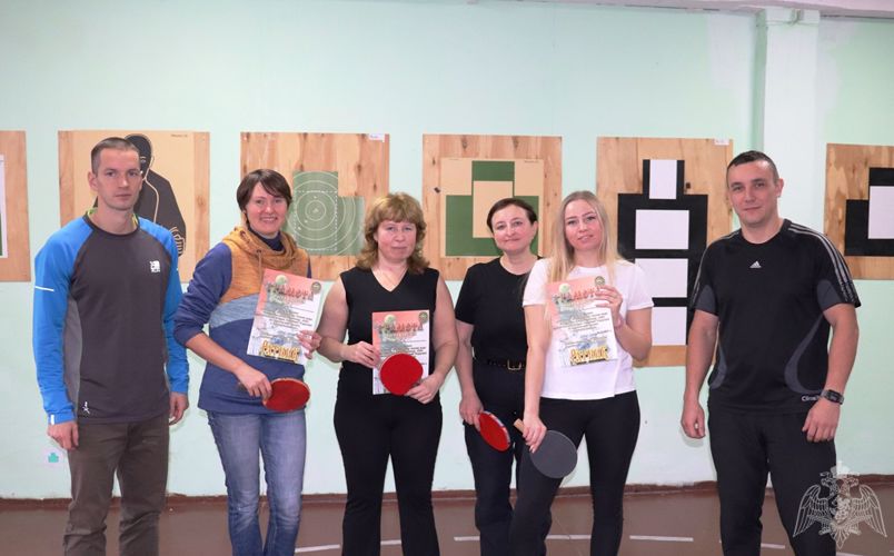 В столице Поморья состоялось региональное первенство Росгвардии по настольному теннису 