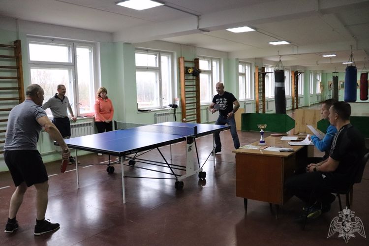 В столице Поморья состоялось региональное первенство Росгвардии по настольному теннису 