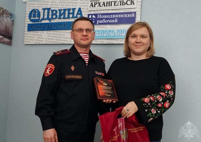 Начальник управления Росгвардии по Архангельской области встретился с главными редакторами печатных СМИ