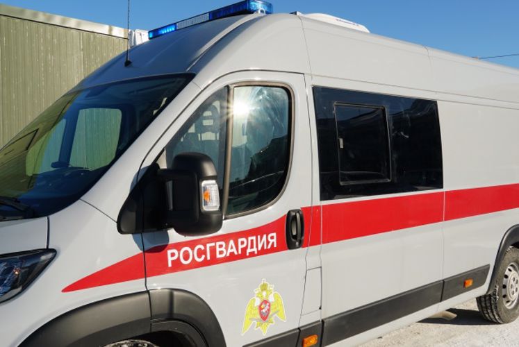 Сотрудники Росгвардии приняли участие в обеспечении безопасности матча за третье место Чемпионата России по хоккею с мячом