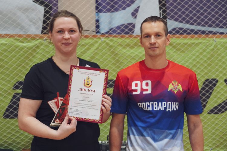 В Архангельске состоялся новогодний турнир по волейболу среди подразделений Росгвардии