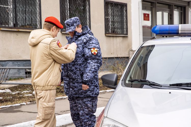 Росгвардейцы Архангельской области присоединились к всероссийской акции «Георгиевская ленточка»