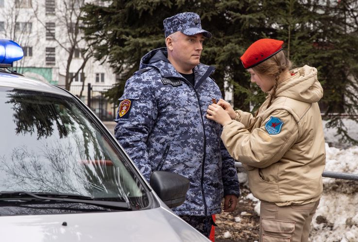 Росгвардейцы Архангельской области присоединились к всероссийской акции «Георгиевская ленточка»