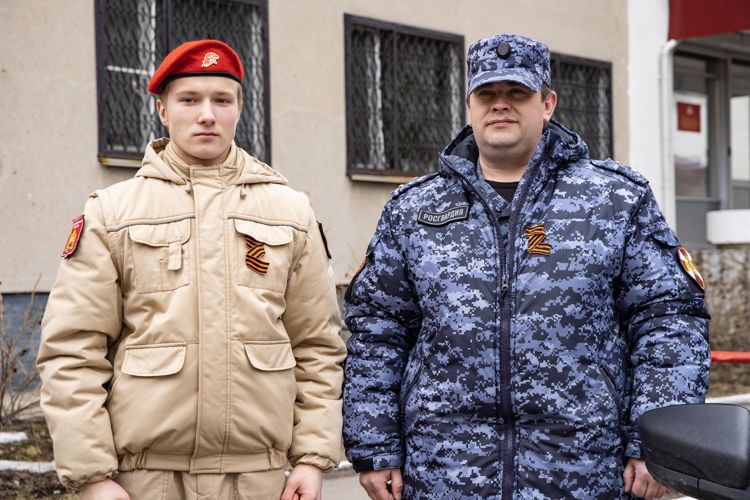 Росгвардейцы Архангельской области присоединились к всероссийской акции «Георгиевская ленточка»