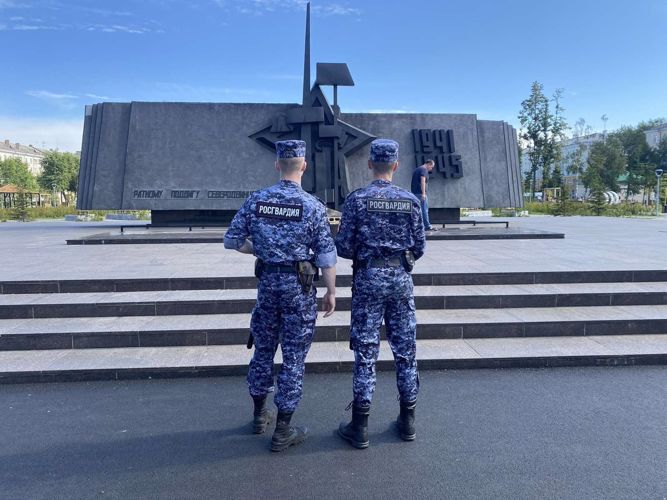 Представители Росгвардии приняли участия в праздновании Дня Военно-Морского Флота России