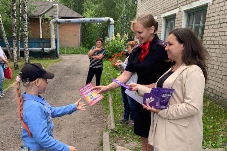 В Няндоме прошла акция «Каникулы с Росгвардией»