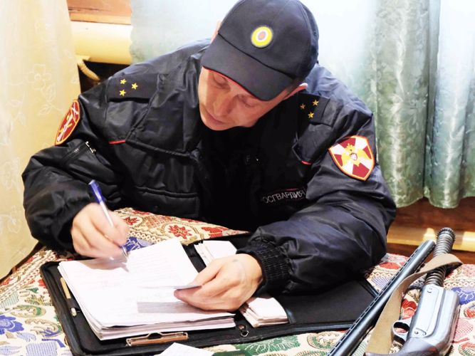 Росгвардейцы Поморья изъяли десять единиц оружия у недобросовестных владельцев, а 23 ружья сдано добровольно