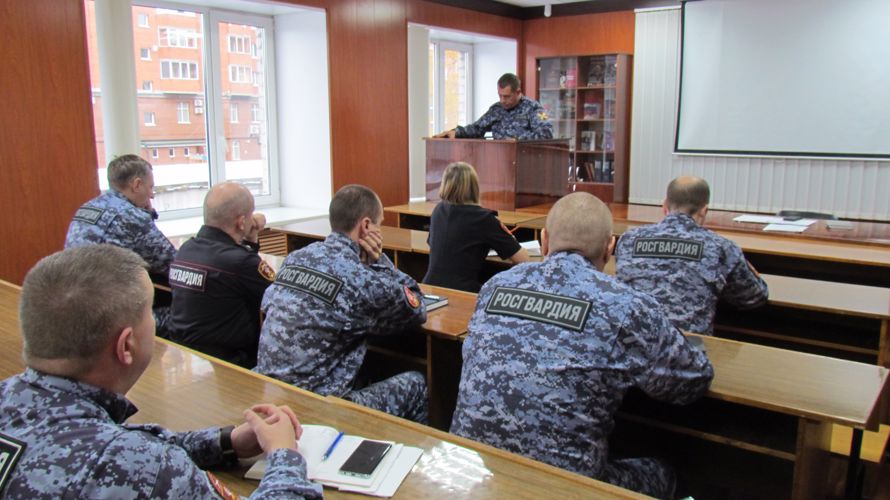 В Архангельске прошли сборы специалистов инженерно-технических подразделений УВО Росгвардии