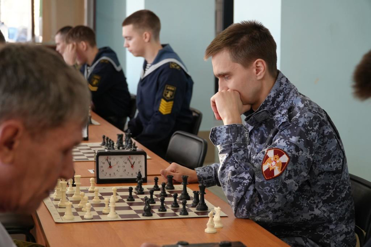 В Архангельске прошёл чемпионат областной Росгвардии по шахматам