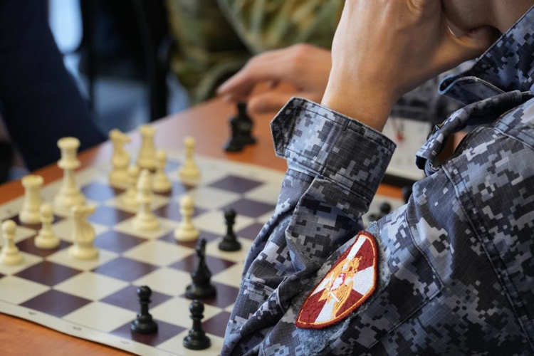 В Архангельске прошёл чемпионат областной Росгвардии по шахматам