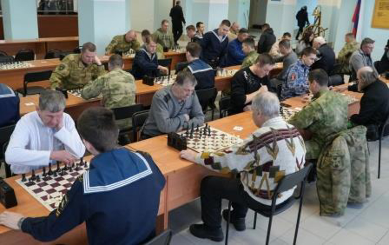 В Архангельске прошёл чемпионат областной Росгвардии по шахматам
