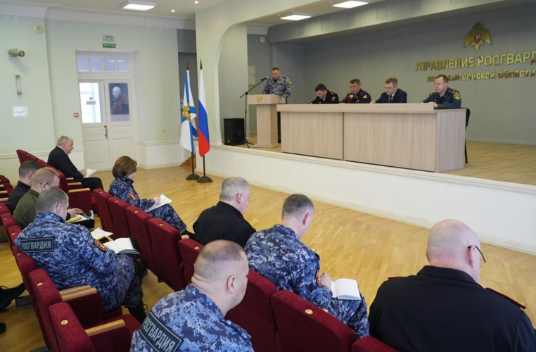 В Управлении Росгвардии обсудили вопросы обеспечения безопасности избирательной кампании в Поморье