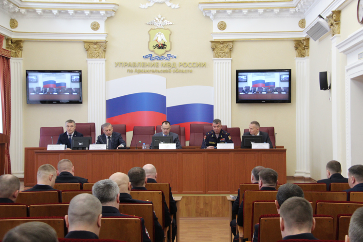 Начальник Управления Росгвардии по Архангельской области принял участие в заседании оперативного штаба УМВД   
