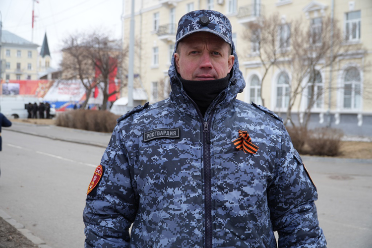 В День Победы представители Росгвардии Поморья приняли участие в памятно-торжественных мероприятиях и обеспечении безопасности