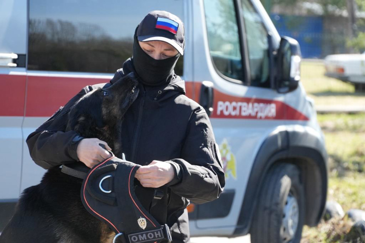 C почестями проводили на заслуженный отдых служебную собаку Росгвардии