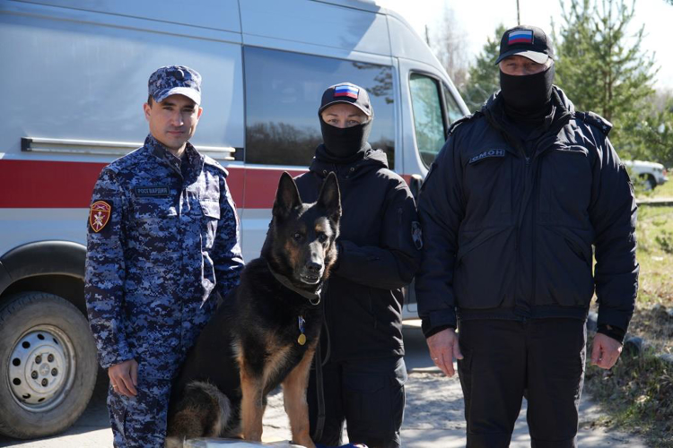 C почестями проводили на заслуженный отдых служебную собаку Росгвардии