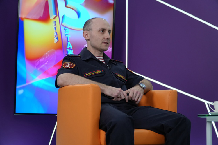 Представитель Росгвардии стал гостем программы на архангельском телевидении