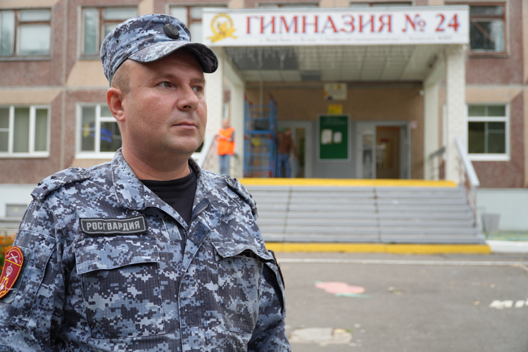 В Архангельской области сотрудники Росгвардии приняли участие в учении по повышению безопасности учреждений образования