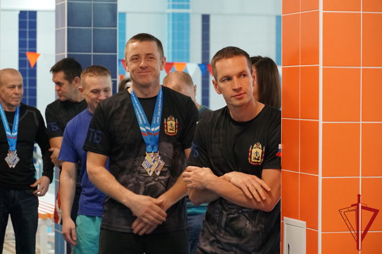 Сотрудники Росгвардии стали призерами Чемпионата Архангельской областной организации «Динамо» по плаванию