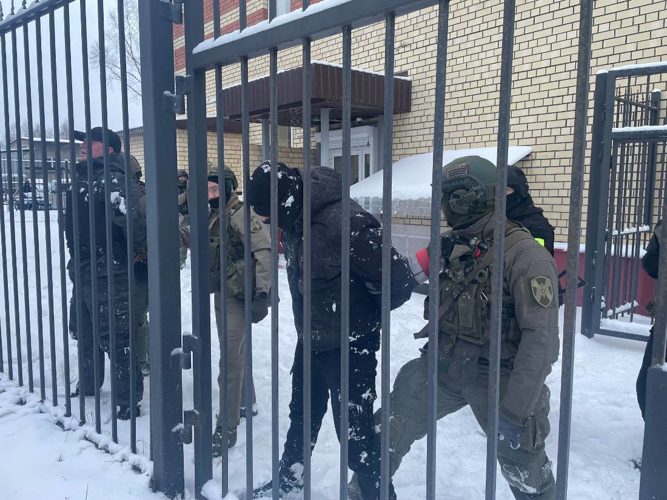 В Поморье сотрудники спецподразделений Росгвардии приняли участие в тренировке по антитеррористической защищенности