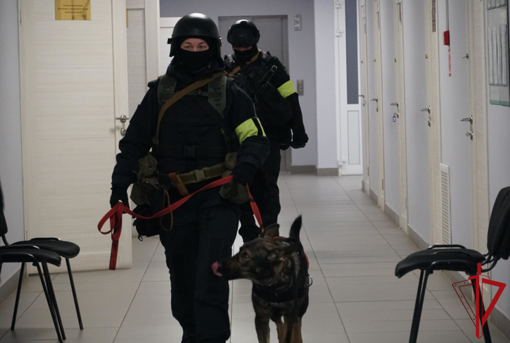 В Поморье сотрудники спецподразделений Росгвардии приняли участие в тренировке по антитеррористической защищенности