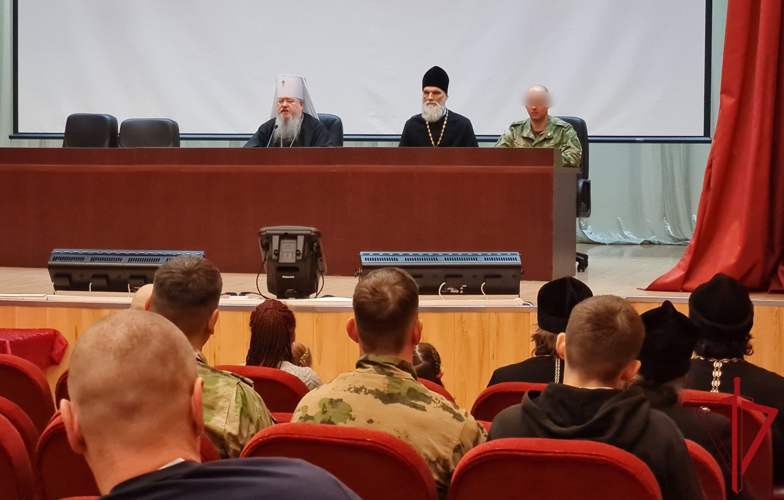 Митрополит Корнилий посетил архангельский отряд спецназначения «Ратник» Росгвардии
