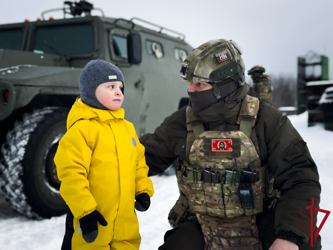Архангельские росгвардейцы помогли исполнить мечту маленького мальчика