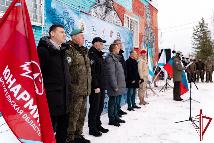 В Архангельской области представители Росгвардии приняли участие в военно-спортивной эстафете