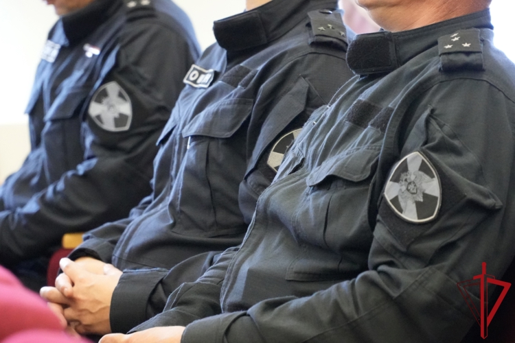 Занятие с руководителями групп военно-политической подготовки состоялось в Управлении Росгвардии по Архангельской области