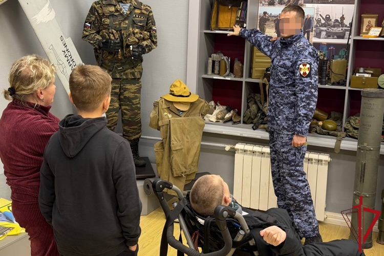 В Поморье поздравили с Новым годом семьи военнослужащих «стальной» бригады Росгвардии