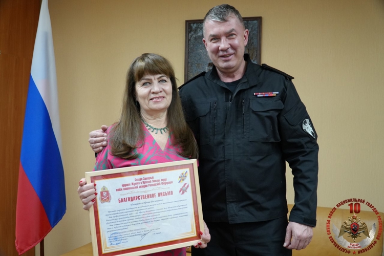 Генерал-майор полиции Андрей Горбунов поздравил сотрудников и ветеранов госконтроля и ЛРР Росгвардии