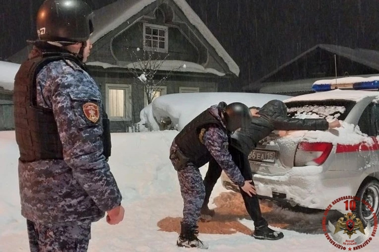 В Няндоме сотрудники Росгвардии задержали домушника, прятавшегося от них под кроватью