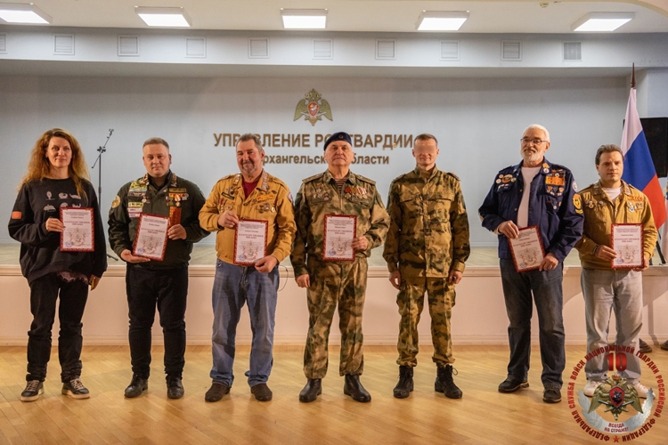 В Управлении Росгвардии по Архангельской области состоялся концерт к 10-летию Росгвардии