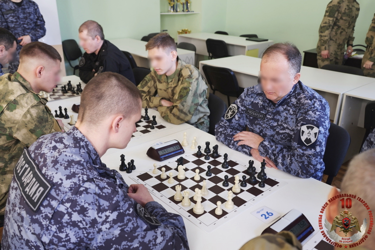 Архангельские росгвардейцы приняли участие в чемпионате Северо-Западного округа по шахматам