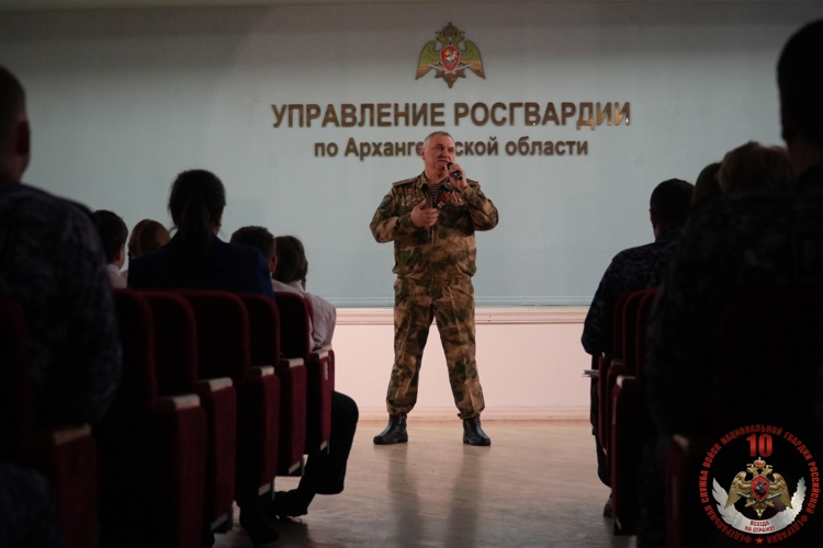 В Управлении Росгвардии по Архангельской области состоялся концерт к 10-летию Росгвардии