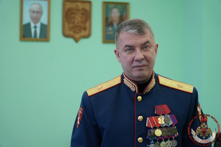 Поздравление начальника Управления Росгвардии по Архангельской области с Днём войск национальной гвардии Российской Федерации