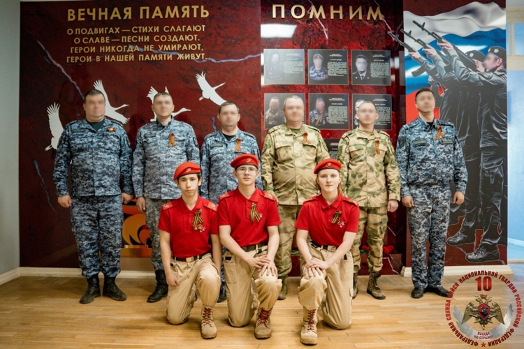 Архангельские росгвардейцы присоединились к патриотической акции «Георгиевская ленточка»