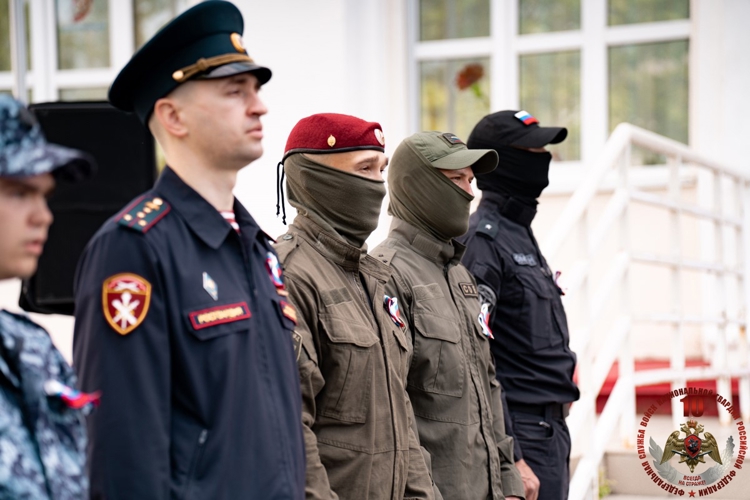 В Архангельске представители Росгвардии приняли участие в мероприятиях, посвящённых Дню России