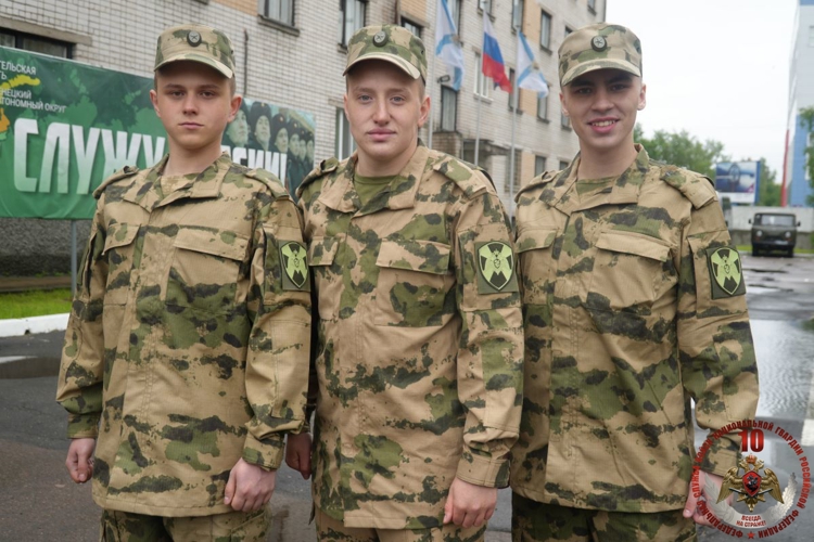 23 юноши из Архангельской области пополнят ряды элитной воинской части Росгвардии