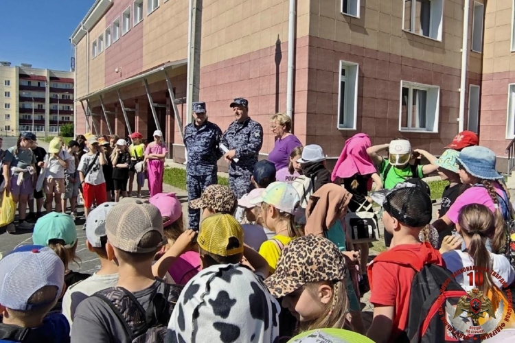 В Мирном провели мероприятие акции «Каникулы с Росгвардией»