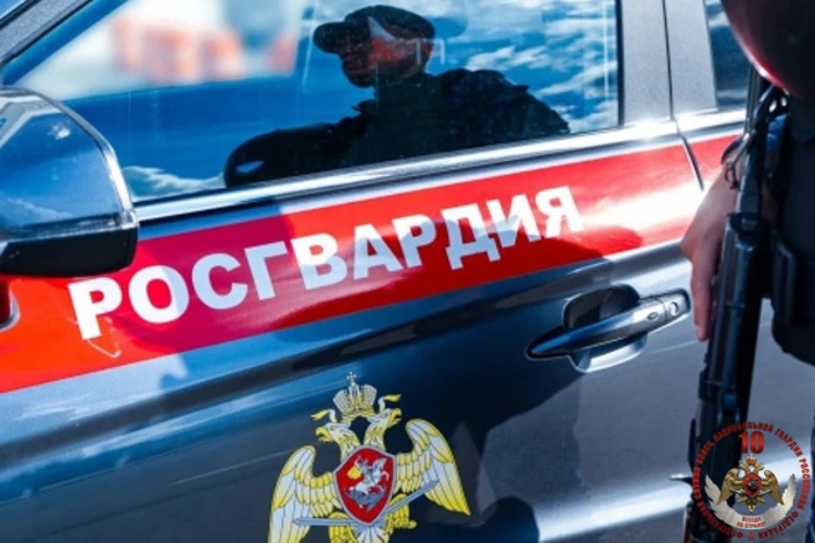 В Северодвинске наряд Росгвардии задержал подозреваемого в воровстве