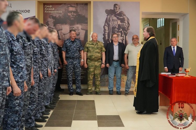 В Управлении Росгвардии по Архангельской области состоялось торжественное освящение иконы