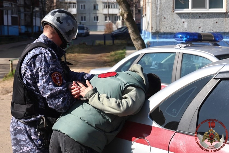 В Архангельске наряд Росгвардии задержал студента, укравшего очки и две упаковки роллов