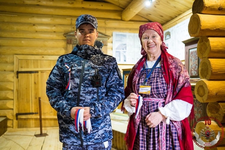 Патриотическую акцию провели сотрудники вневедомственной охраны Росгвардии по городу Архангельску