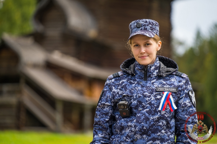 Патриотическую акцию провели сотрудники вневедомственной охраны Росгвардии по городу Архангельску