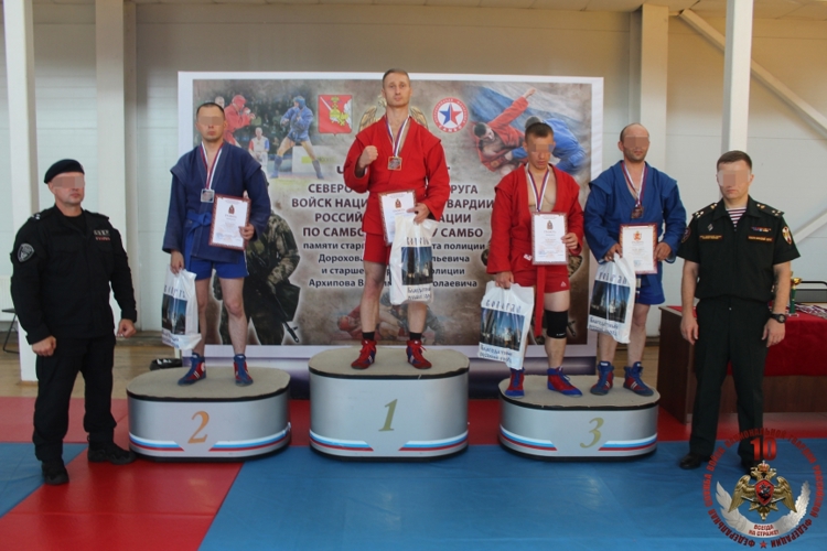 Архангельские спортсмены в числе призеров чемпионатов Северо-Западного округа Росгвардии по самбо